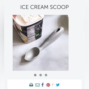 The Pampered Chef Gray Ice Cream Scoops